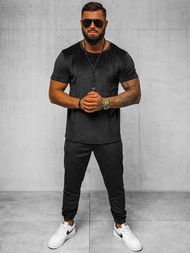 Спортивний костюм чоловічій чорний OZONEE O/12135Z