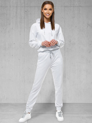Komplet dresowy dwuczęściowy biały OZONEE O/12109