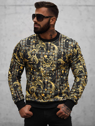 Толстовка чоловіча Чорна OZONEE O/D7147