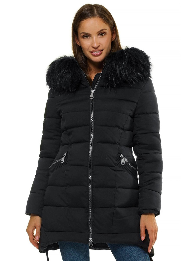 Куртка жіноча чорна OZONEE O/SW029/1