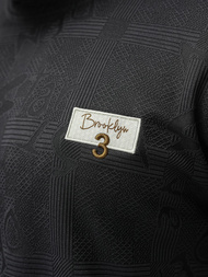 T-shirt męski regular fit czarny OZONEE O/QQ1568