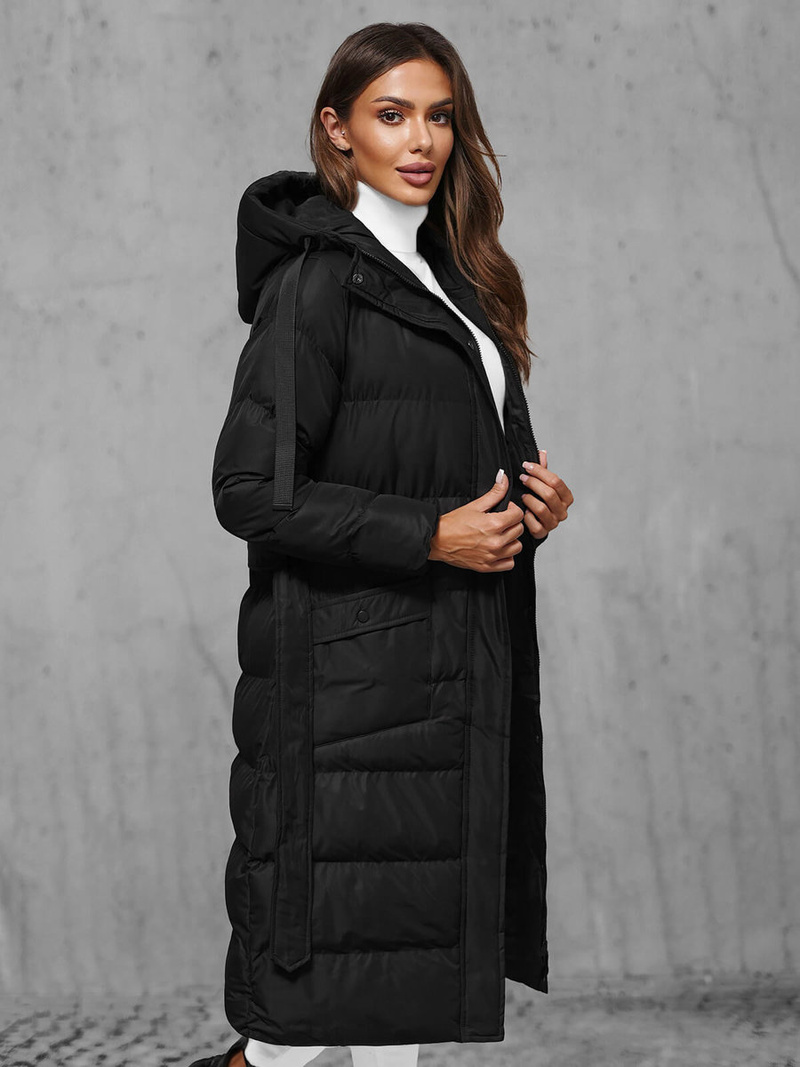 Куртка жіноча чорна OZONEE JS/5M3178/392