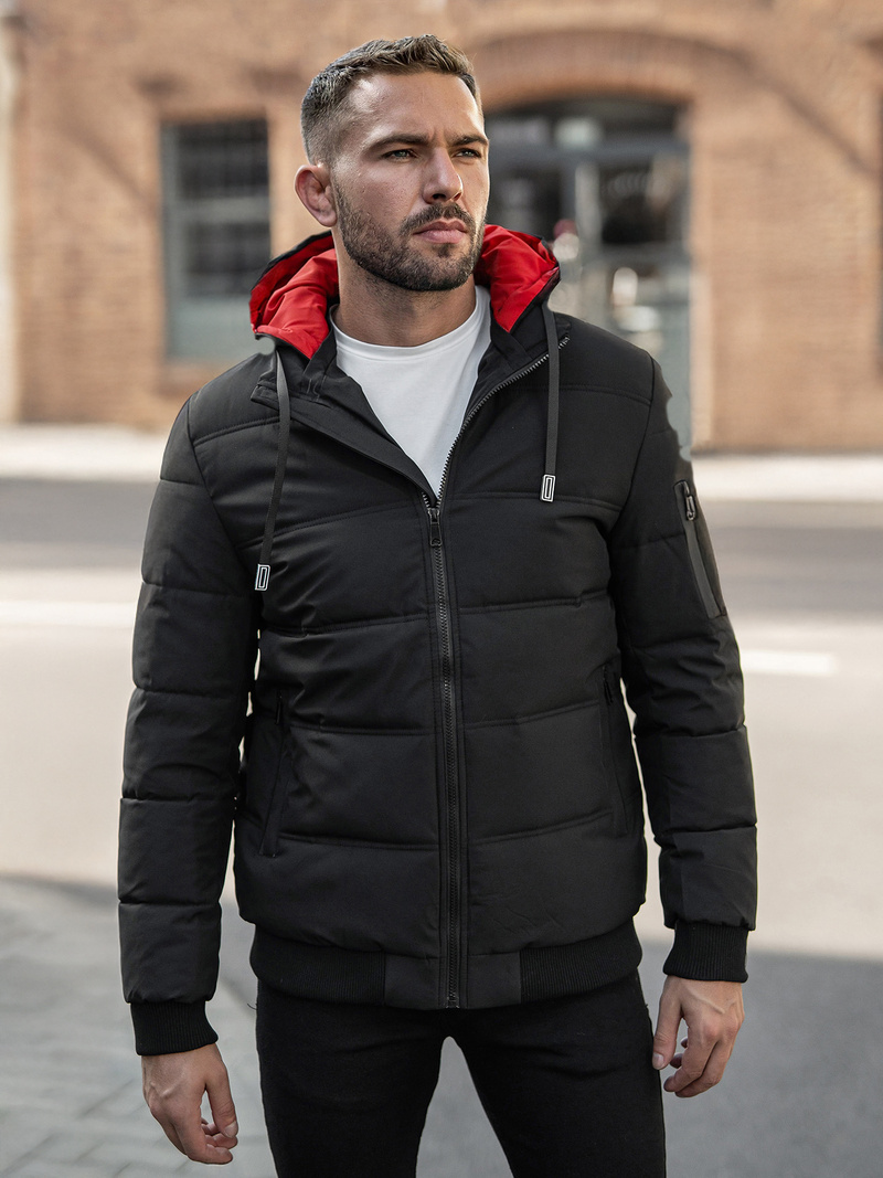 Куртка чоловіча чорна OZONEE JS/31M5003Z