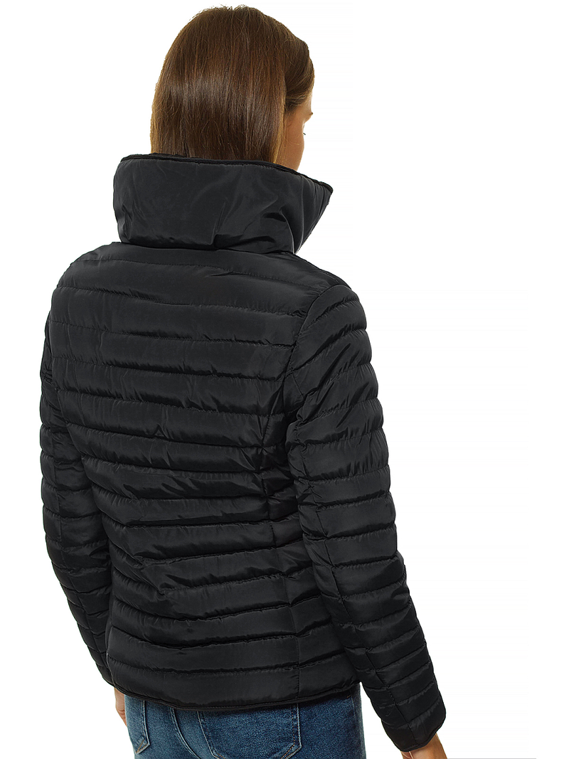 Kurtka przejściowa damska czarna OZONEE JS/M23063/1