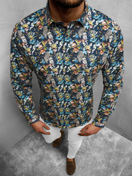 Koszula męska kolorowa OZONEE O/2022