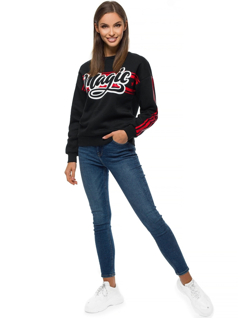 Bluza damska czarna OZONEE JS/B26001