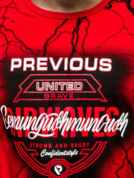 Футболка чоловіча Червона OZONEE JS/SS10962