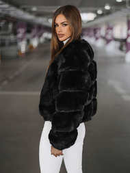 Куртка жіноча чорна OZONEE JS/11Z8080Z