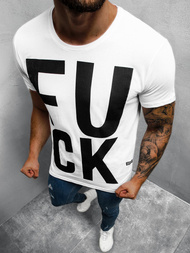 T-Shirt męski biały OZONEE O/1267Z