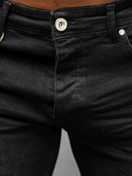 Spodnie jeansowe męskie czarne OZONEE O/WE1005