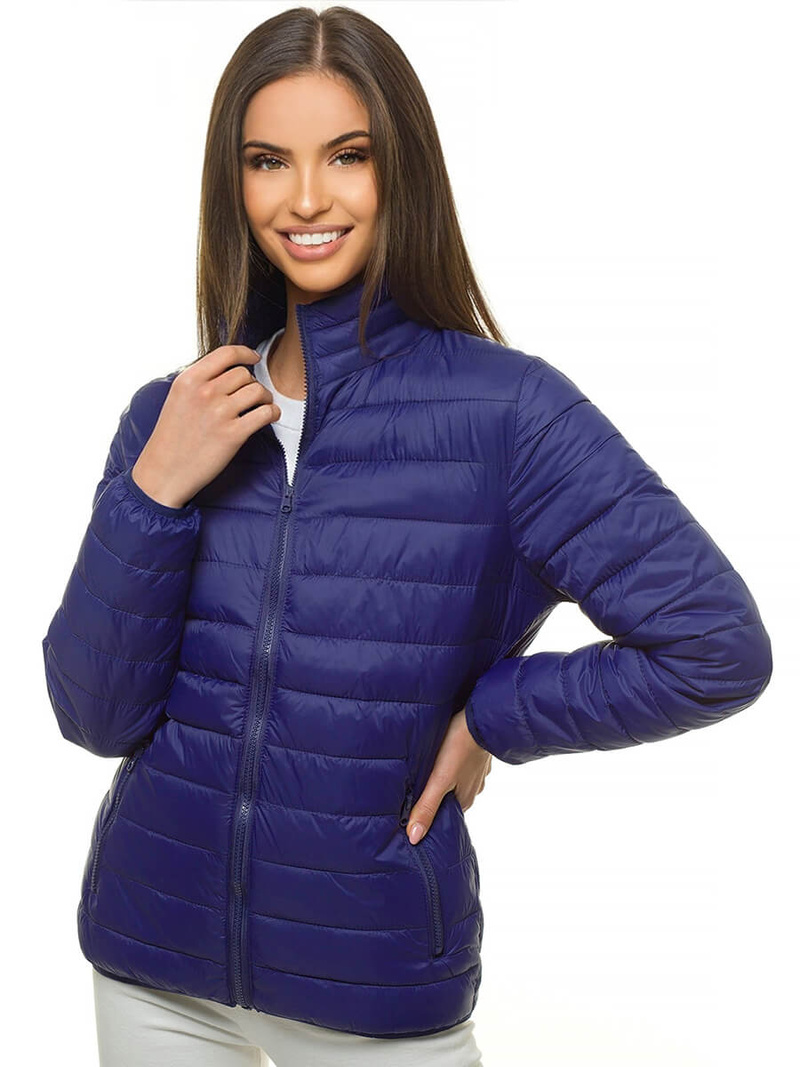 Kurtka przejściowa damska granatowa OZONEE JS/M23037/215