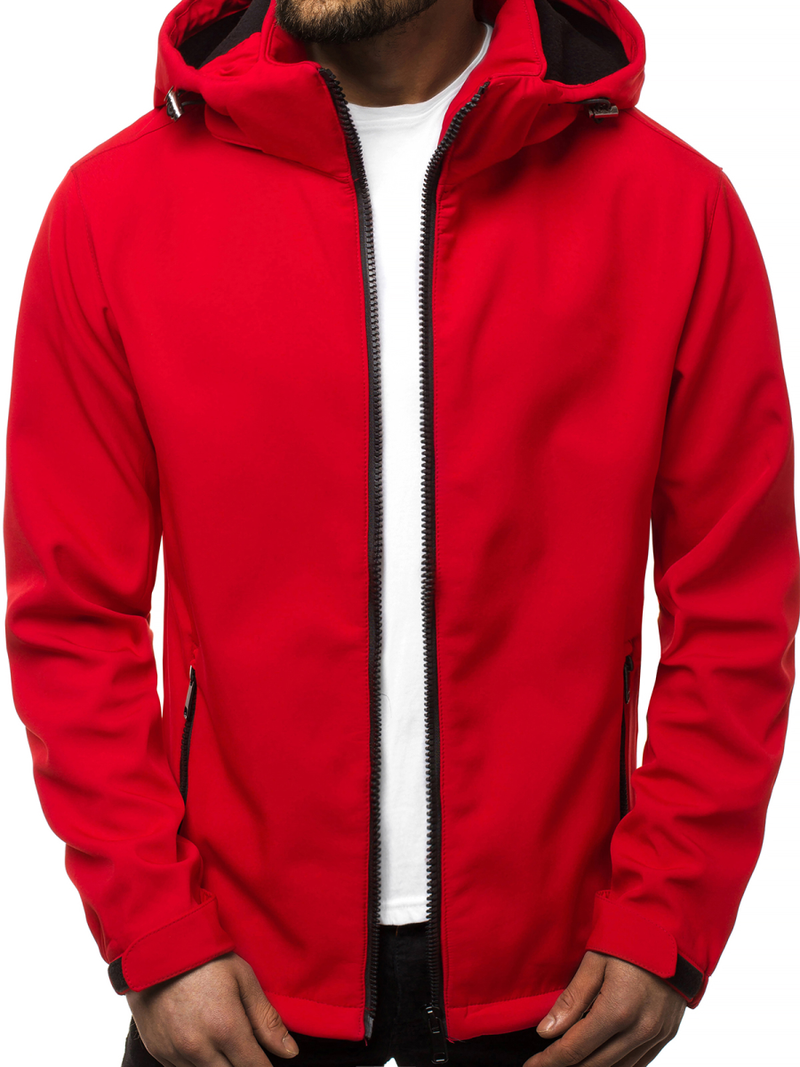 Куртка softshell чоловіча Червона OZONEE JS/56008