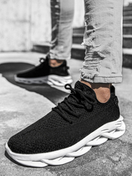 Sneakersy czarne OZONEE B/2051/20