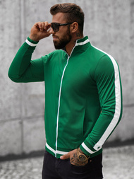Bluza męska rozpinana zielona OZONEE O/2126Z