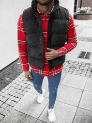 Безрукавка чоловіча Чорна OZONEE E/3950