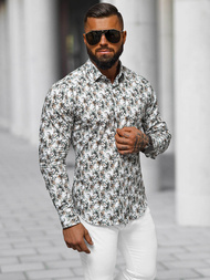 Koszula męska biała OZONEE O/V105