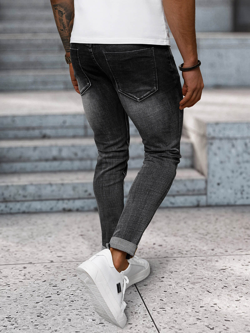 Чоловічі джинси Чорнi OZONEE NB/MP0169G