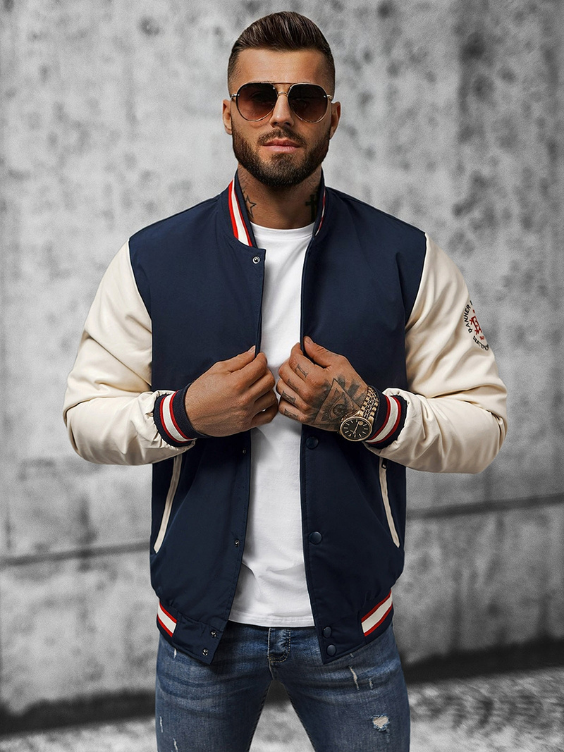 Куртка чоловіча tемно-cиня OZONEE JS/84M3021/215