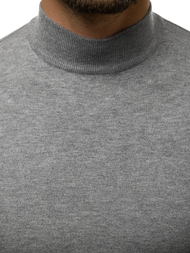 Светр чоловічій Сiрий OZONEE TMK/YY05/3