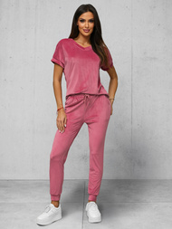 Спортивний костюм жіночий темно-рожева OZONEE JS/35C1611/19