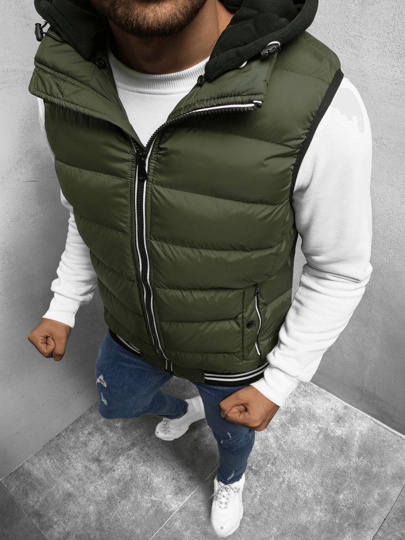 Безрукавка чоловіча Зелена OZONEE N/6879