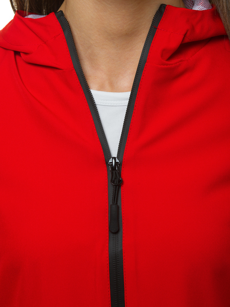 Kurtka przejściowa damska czerwona OZONEE JS/HH036/5