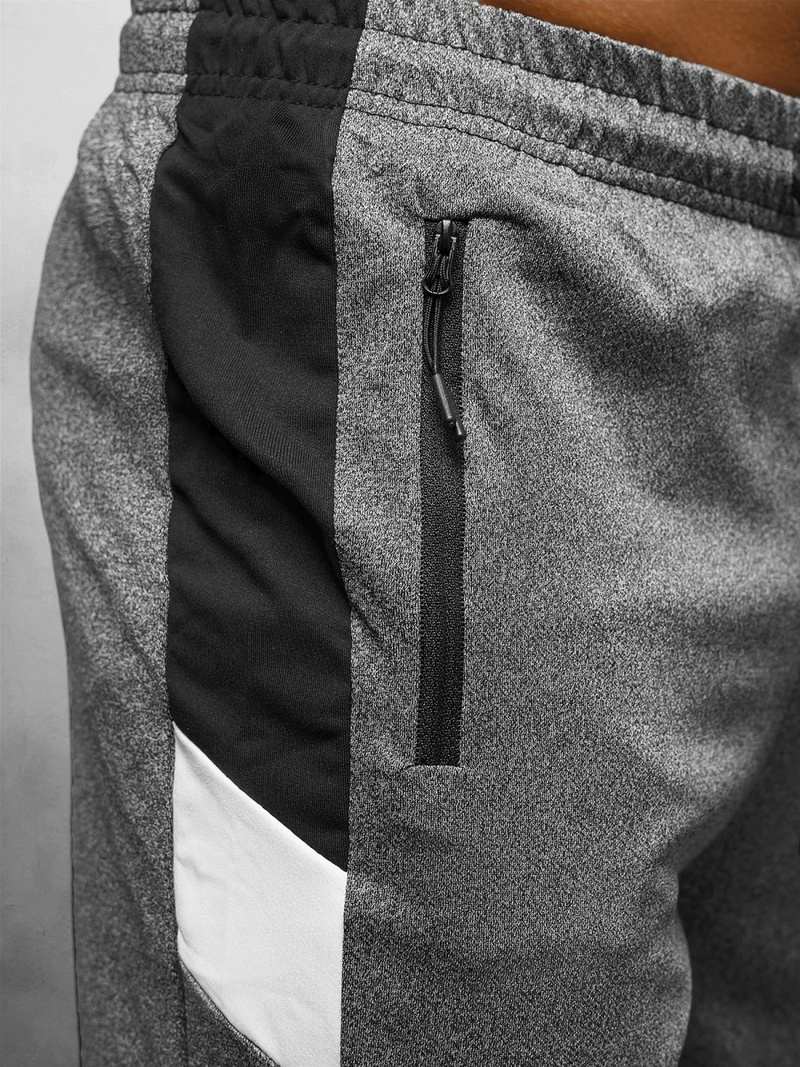 Spodenki dresowe męskie grafitowe OZONEE JS/68010/5