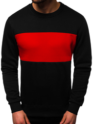 Толстовка чоловіча Чорно-Червона OZONEE JS/2010