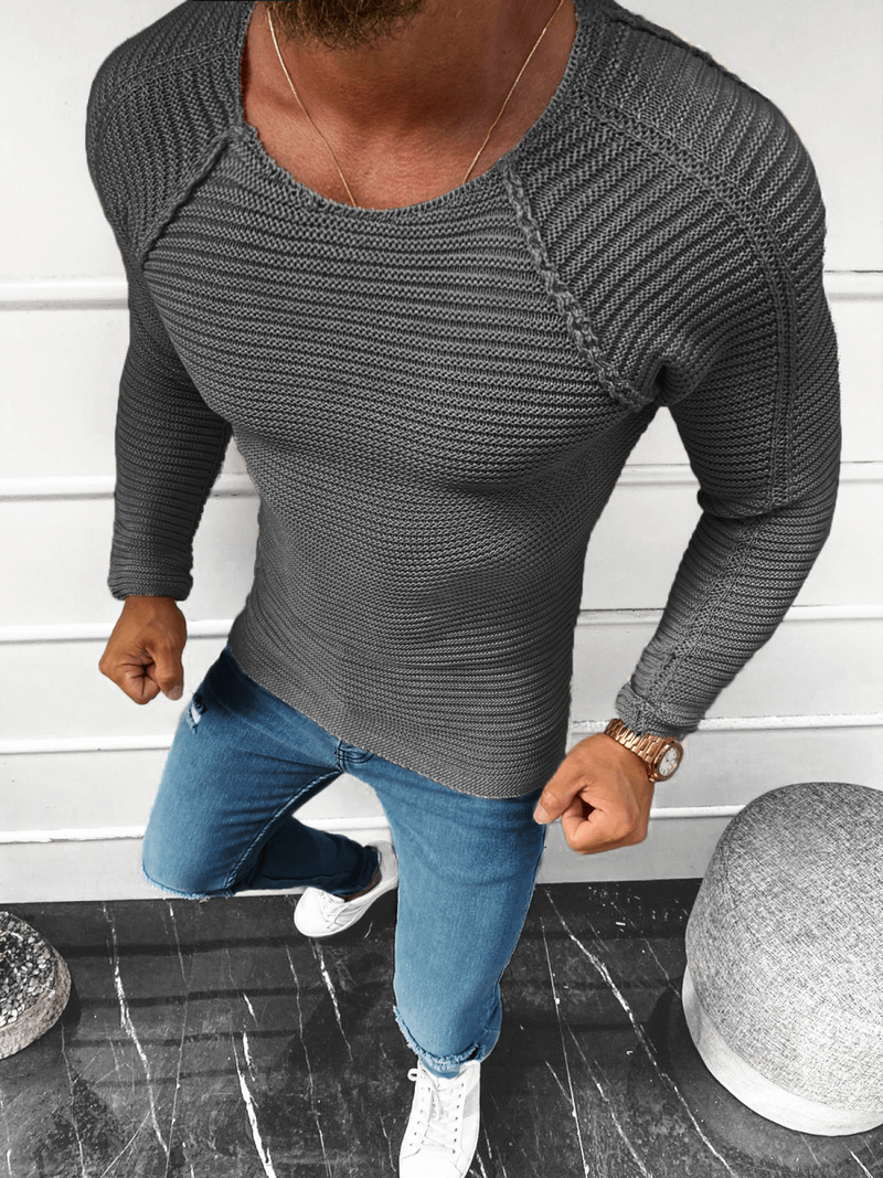 Светр чоловічій графіт OZONEE L/1442