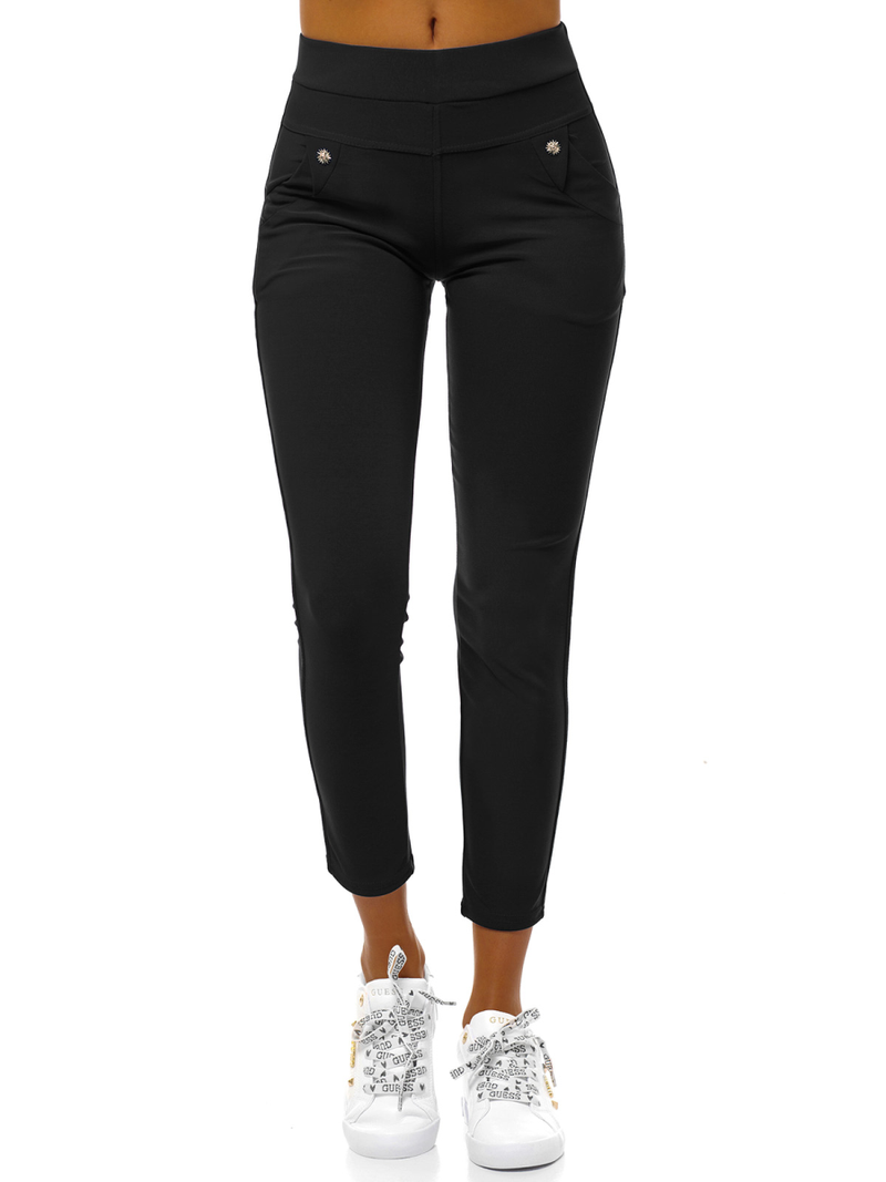 Legginsy damskie czarne OZONEE JS/1040/A1