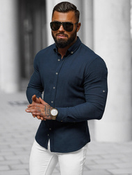 Koszula męska granatowa OZONEE O/V92