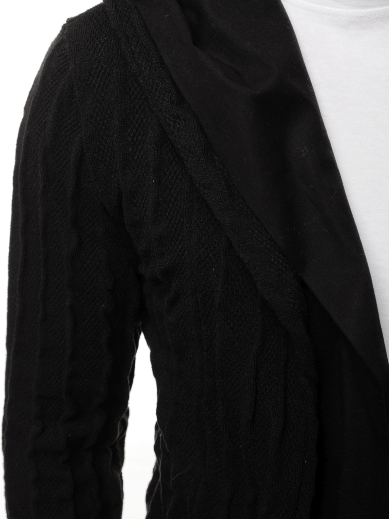 Bluza z kapturem męska czarna OZONEE MACH/2138