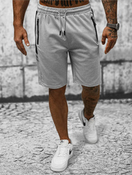 Spodenki dresowe męskie szare OZONEE JS/8K280