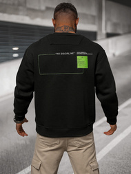 Толстовка чорна OZONEE O/SWE23022