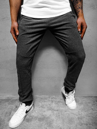 Spodnie dresowe męskie grafitowe OZONEE JS/AM90Z