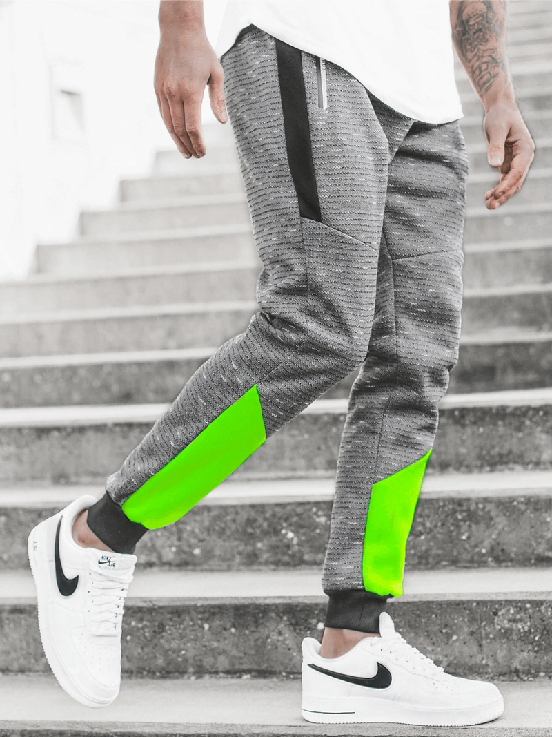 Spodnie dresowe męskie grafitowe OZONEE JS/K60008