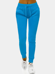 Spodnie dresowe damskie błękitne OZONEE JS/CK01/36