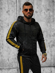 Чоловічий спортивний комплект чорний OZONEE O/3A165