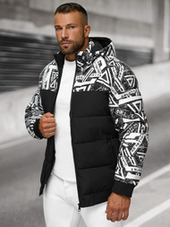 Куртка зимова чоловіча чорна OZONEE JS/31M5025/392