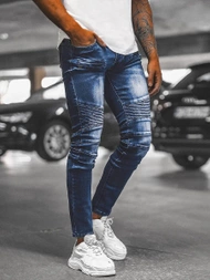 Spodnie jeansowe męskie niebieskie OZONEE NB/MP0029BZ