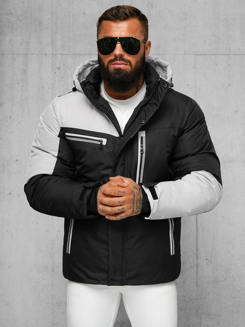 Куртка Чоловіча Чорно-Сiра OZONEE JS/91M9903/92Z