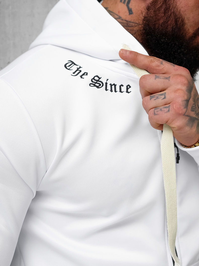 Komplet dresowy męski biały OZONEE O/LN11675