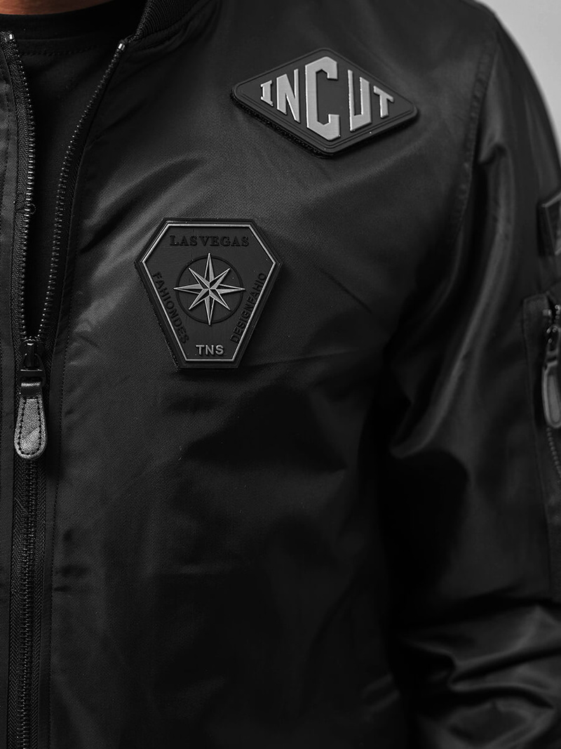 Куртка чоловіча Чорна OZONEE O/JR1120