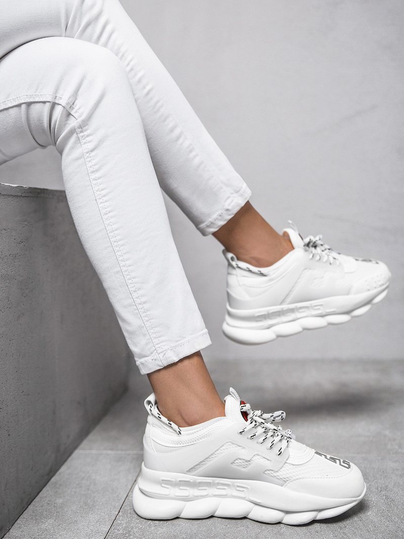 Sneakersy damskie białe OZONEE G/2021