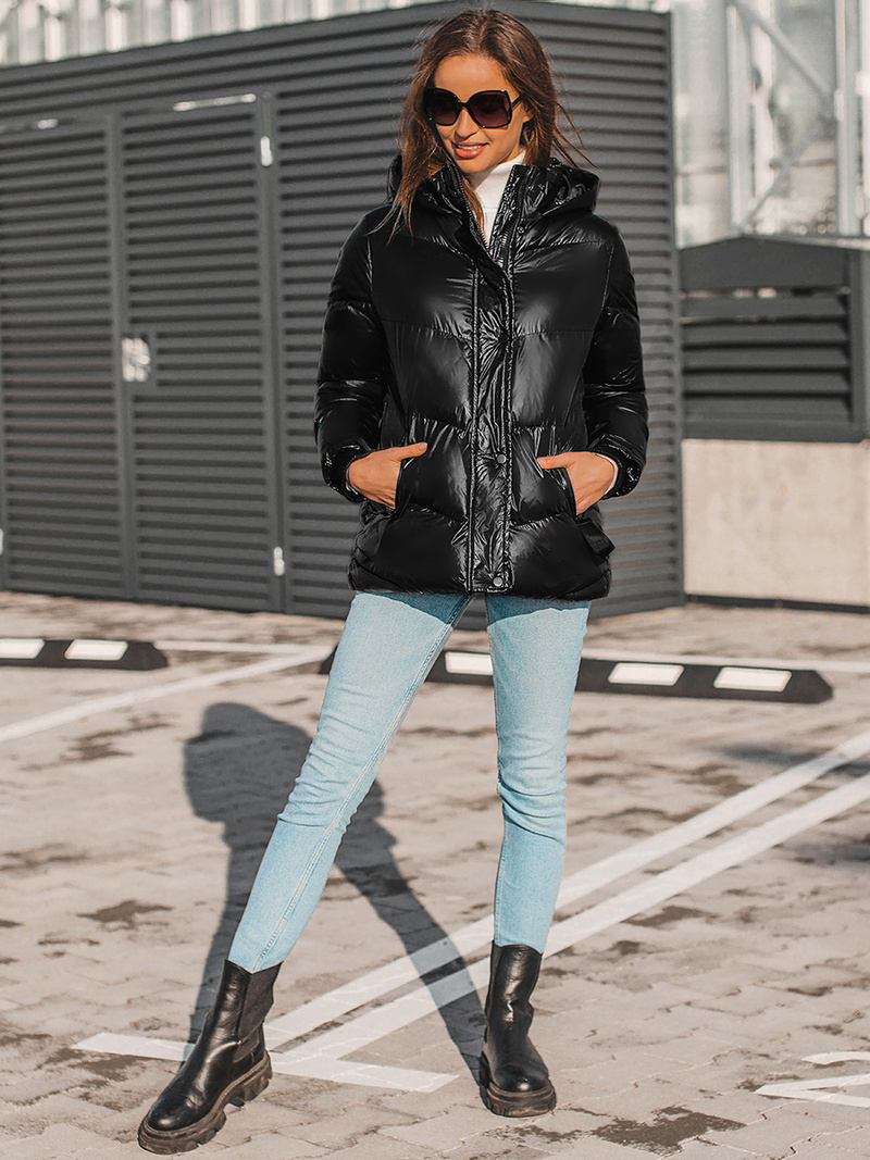 Куртка жіноча Чорна OZONEE JS/M23065/5