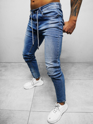 Spodnie jeansowe męskie jasno-niebieskie OZONEE NB/MP0021BC