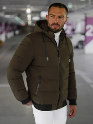 Kurtka zimowa męska brązowa OZONEE JS/31M5023/84Z