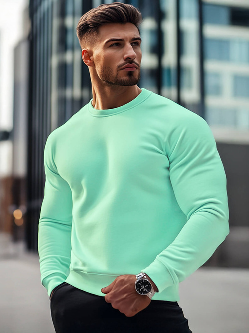 Bluza męska miętowa OZONEE JS/2001-10Z