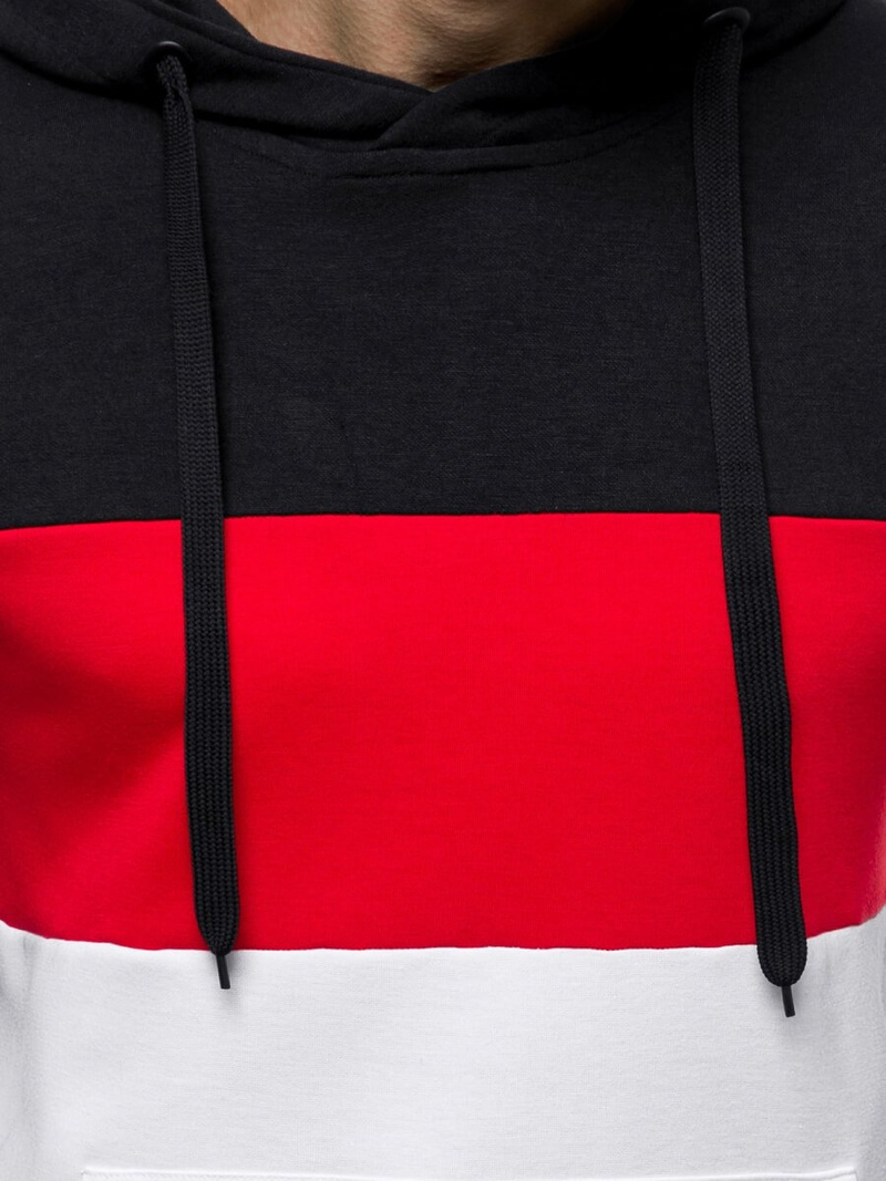 Bluza z kapturem męska biała OZONEE JS/JZ11059