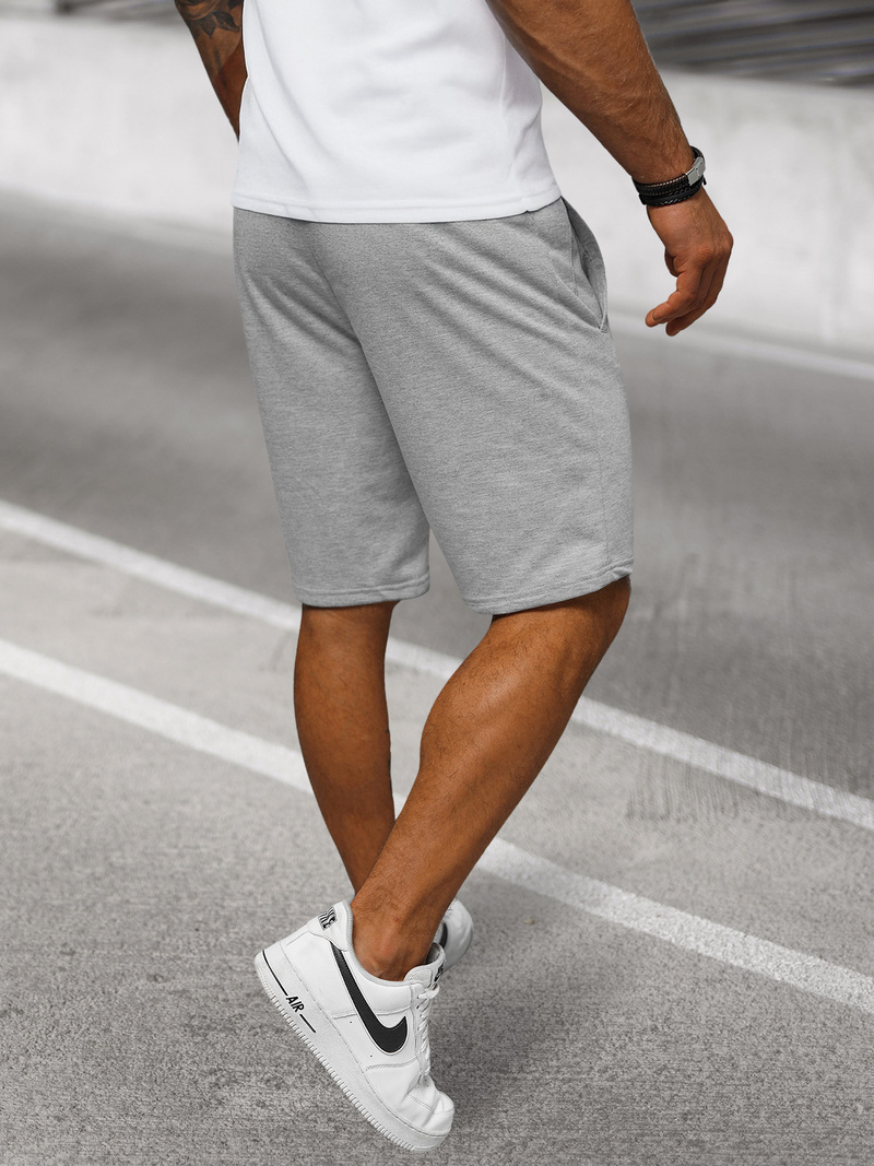 Spodenki dresowe męskie szare OZONEE JS/8K100/2Z